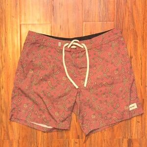 Vilebrequin Red Board Shorts Quick-Drying Swimwear